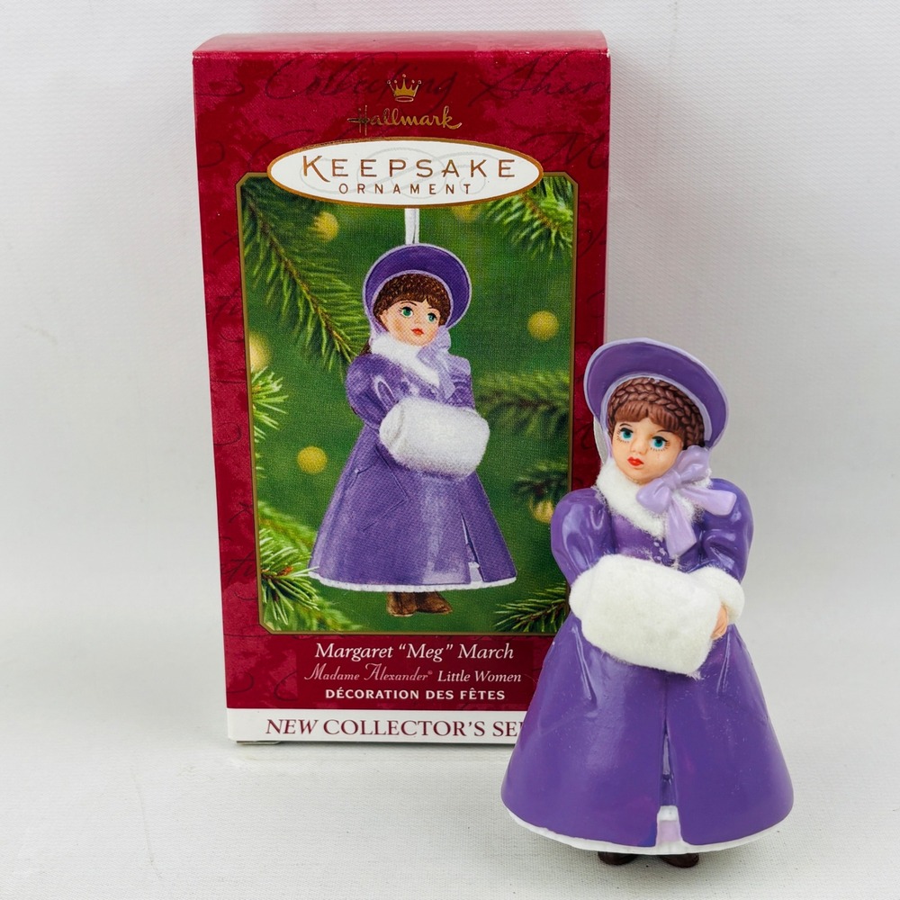 Hallmark Madame Alexander Margaret Meg March Little Women Keepsake Ornament 2001